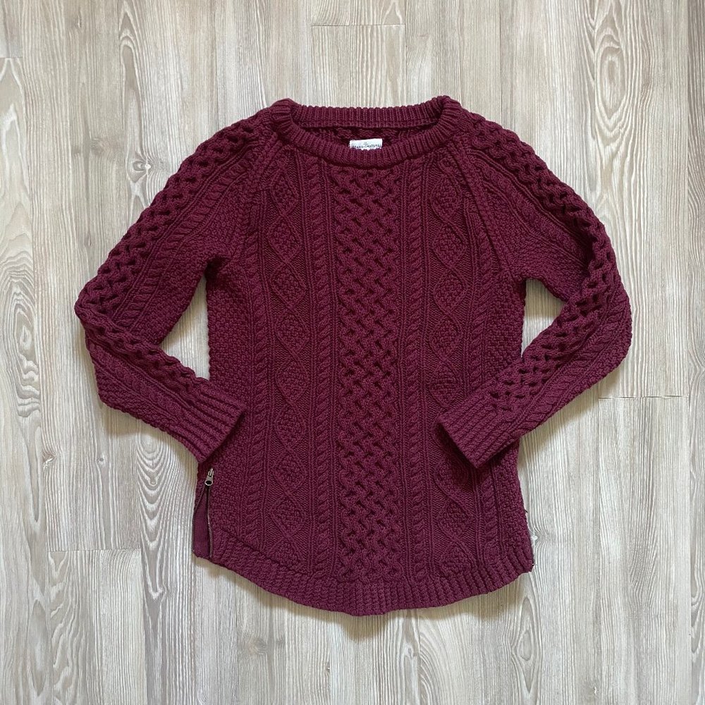 L.L. Bean Signature Fisherman Tunic Sweater